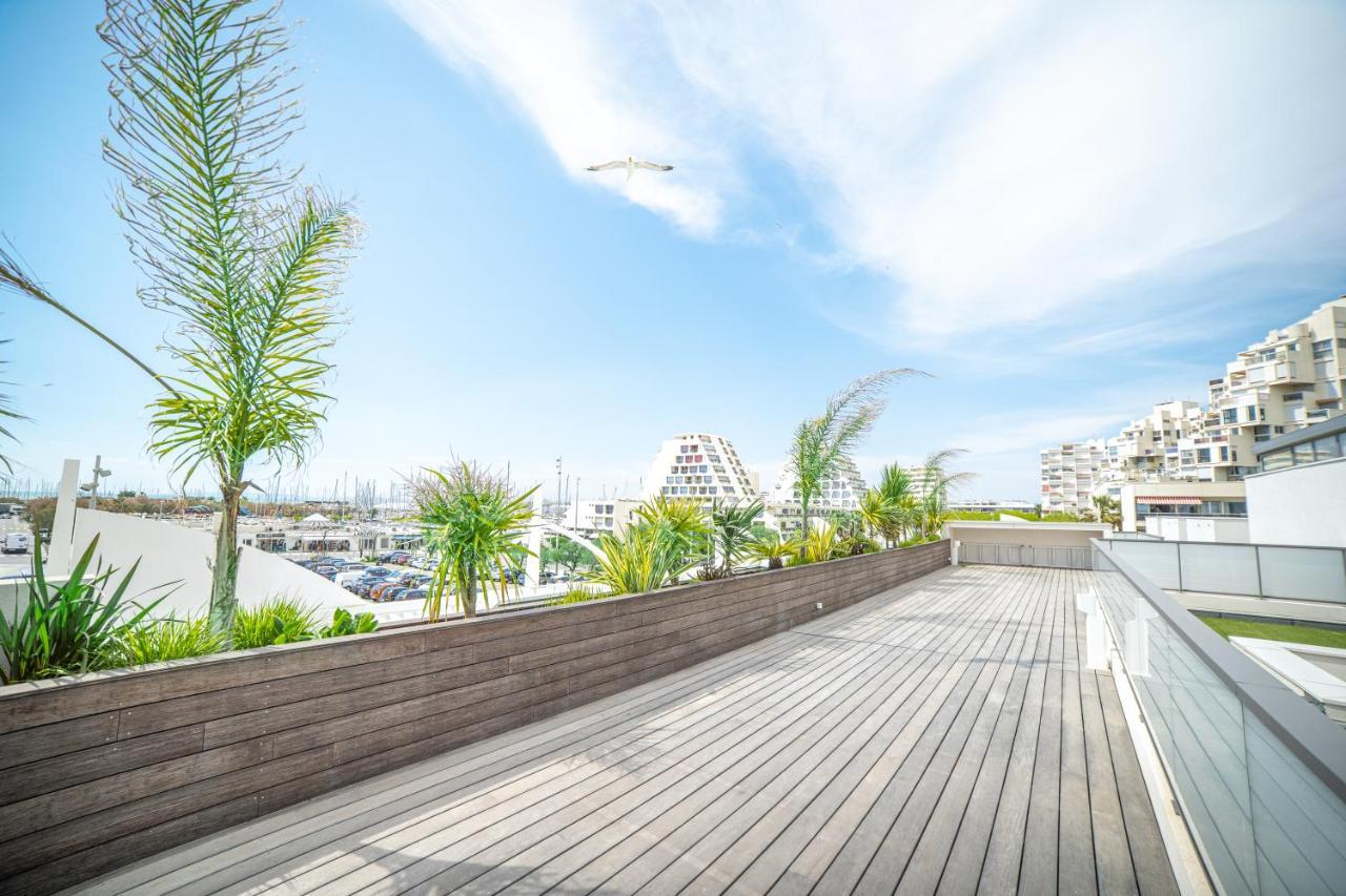 Le Majestic Residence Le Mind Vue Mer Exceptionnelle Grande Terrasse Privee Piscine Partagee Sur Le Toit Hyper Centre La Grande-Motte Kültér fotó